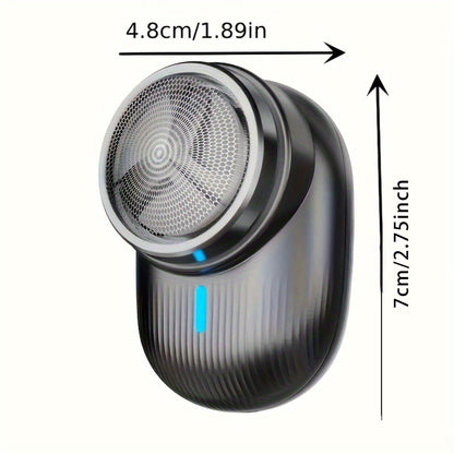 1pc-rotary mini razor portable USB charger car-mounted small 3W electric razor