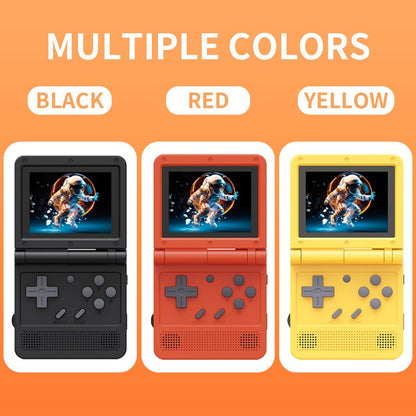 V90 3.0-inch IPS Screen Retro Portable Flip Handheld Control Game Console  55G Open Source Linux  Gifts