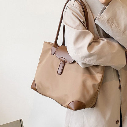 New high-capacity women's bag, fashionable and casual nylon handbag, mommy shopping bag, commuting bag, one shoulder tote bag