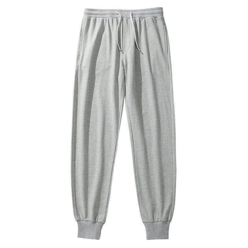 Men 100% Cotton Pants Elastic Gym Sweatpants Casual Jogging Trousers Sport Joggers Fitness Running Pants Man Clothing Streetwear