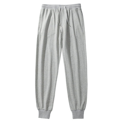 Men 100% Cotton Pants Elastic Gym Sweatpants Casual Jogging Trousers Sport Joggers Fitness Running Pants Man Clothing Streetwear