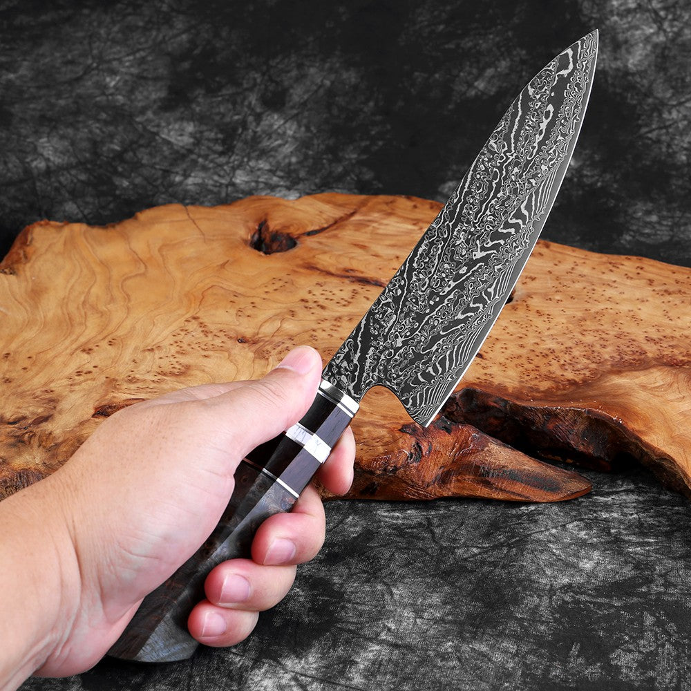 XITUO Damascus Kitchen Knife Set,1-8Piece Professional Knife Sets for Chefs,Japanese Damascus Super Steel Chef Cooking Knife
