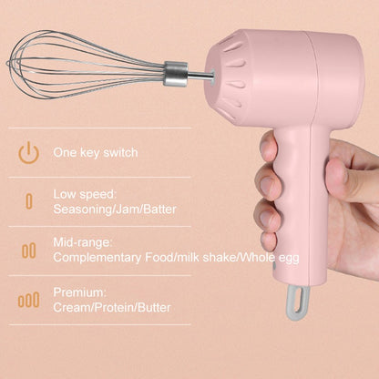 Mini Mixer Elétrico Portátil Sem Fio 3 Velocidades Liquidificador de Mão de Alta Potência Batedor de Massa Batedor de Ovos Ferramentas de Cozinha para Confeitaria