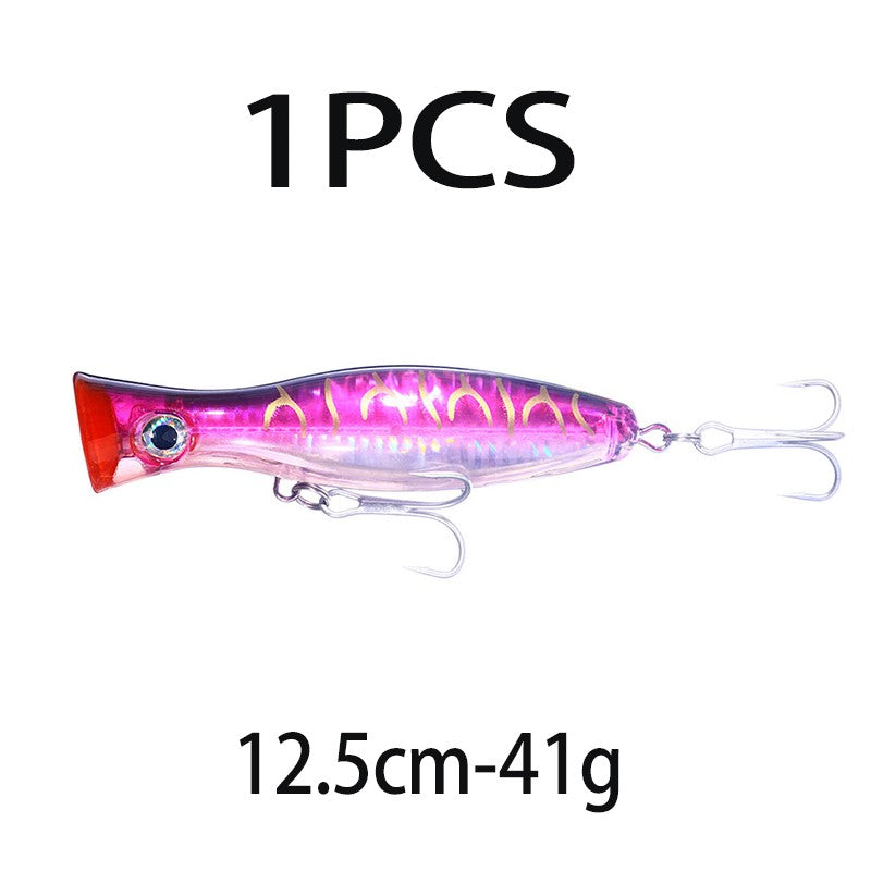Iscas de Pesca Popper Topwater 11cm 23g 13cm 43g Pesca Boia Artificial Pesca de Baixo, Lúcio, Carpa, Wobbler, Artigos de Pesca