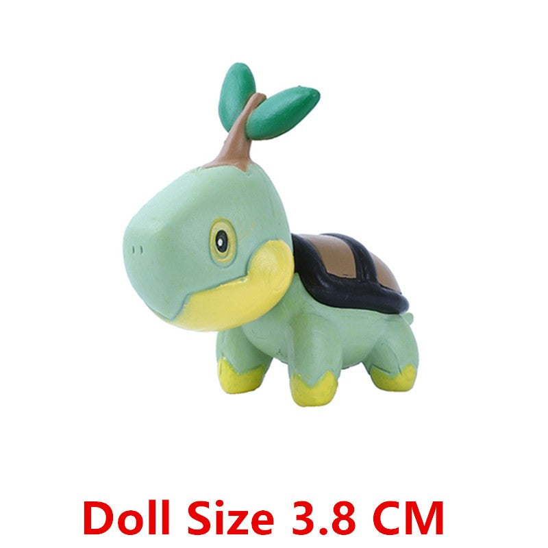Pokémon Anime Figures Gelo Eevee Pikachu Dragão Voador Coleção Figura Brinquedos de Ação Fofos Modelo Pok é mon Presentes de Aniversário Infantis