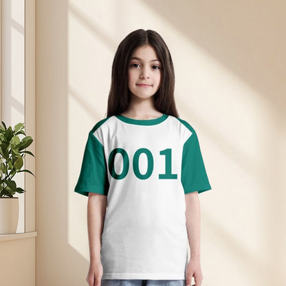 Number Tracksuit Player 456 333 001 Games Disguise Caarnival Party Clothes Calamari Game Cosplay Costume Popular Game Sweatshirt