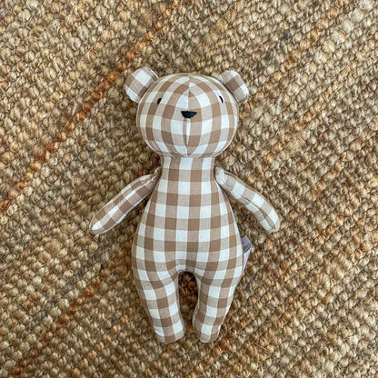 2024 New Little Bear Cloth Art Doll Cute and Creative Cloth Doll Doll Doll Adorable Baby Comfort Toy