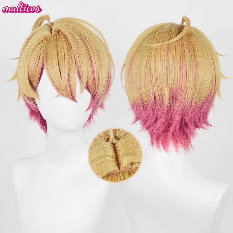 Peruca de Cosplay Oshi no Ko Hoshino Ai Hoshino Ruby Hoshino Akuamarin Arima Kana Peruca de Cosplay Cabelo Resistente ao Calor Perucas de Anime + Touca de Peruca
