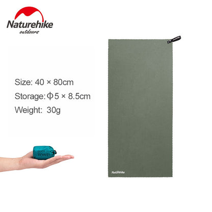 Naturehike Quick Drying Absorbent Bath Towel, Backpacking Hiking, Swimming Towel Compact Travel, Breathable Beach Gym Yoga Towel