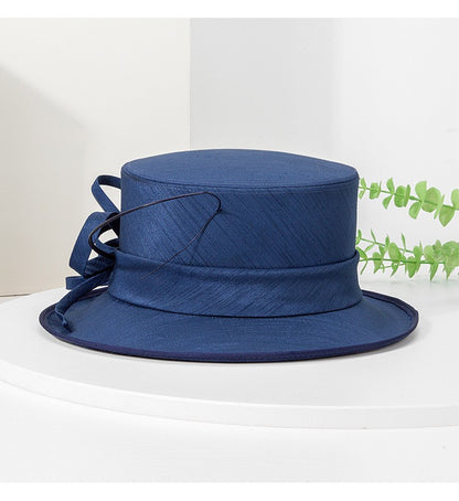 Moda Luxo Moda Pena Chapéu Chá Igreja Elegante Fotografia Cartola Feminina Banquete Fascinator Chapéus Formais de Casamento
