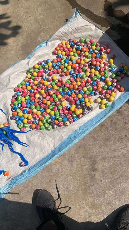 Brinquedos interativos para gatos: Bola saltitante colorida Tickle Cat, suprimentos para pets, brinquedo elástico de minhoca/lagarta para gatos, quebra-cabeça provocador para ambientes internos