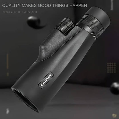 Telescópio Monocular 10-30X50 Zoom HD Potente de Longo Alcance para Acampamento com Tripé e Clipe de Telefone para Observação de Pássaros Caça Binóculos