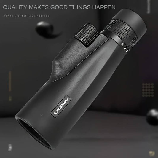 Telescópio Monocular 10-30X50 Zoom HD Potente de Longo Alcance para Acampamento com Tripé e Clipe de Telefone para Observação de Pássaros Caça Binóculos