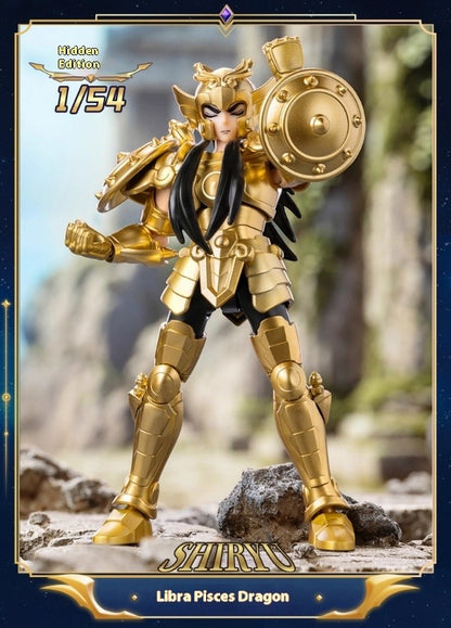 Blokees Saint Seiya Galaxy Versão 2 Bonecos de Ação Camus Hyoga Dohko Milo Shiryu Pegasus Nachi Anime Brinquedos Presentes Infantis