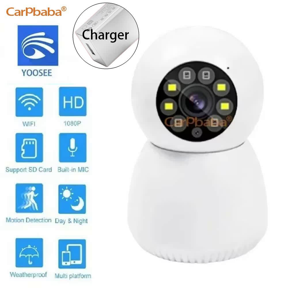 CARPBABA WIFI IP Camera 2MP YOOSEE ICSEE V380Pro YIIOT Surveillance Color Night Vision Security Protection Wireless Smart Home