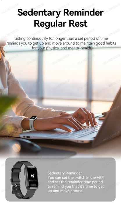 New Curved Screen Smart Watch 2025 For Health Watch Heart Rate Blood Oxygen/Pressure Sleep Monitor Sports Waterproof Smartwatch