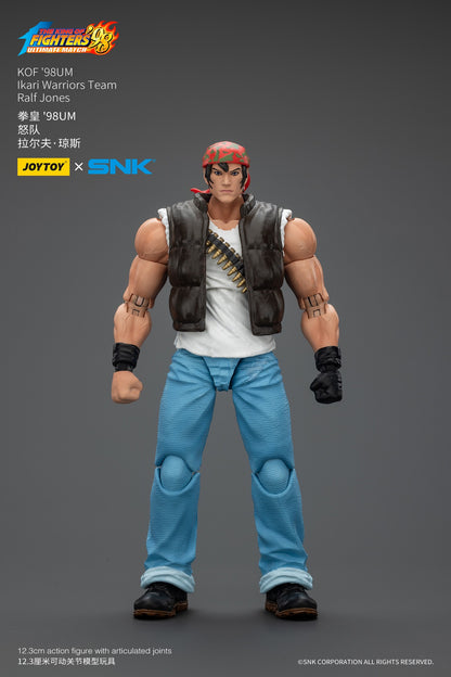 Warhammer SNK 1/18 Action Figures KOF 98UM Ikari Warriors Team Leona Heidern Ralf Jones Clark Still Stage Base-Japan Street