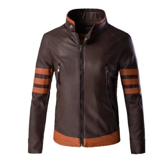 Winter Logans Fur Leather Mens Jackets and Coats 2025 Wolverine Leather Motorcycle Jackets Wolverine Thick Male Clothing Jaqueta