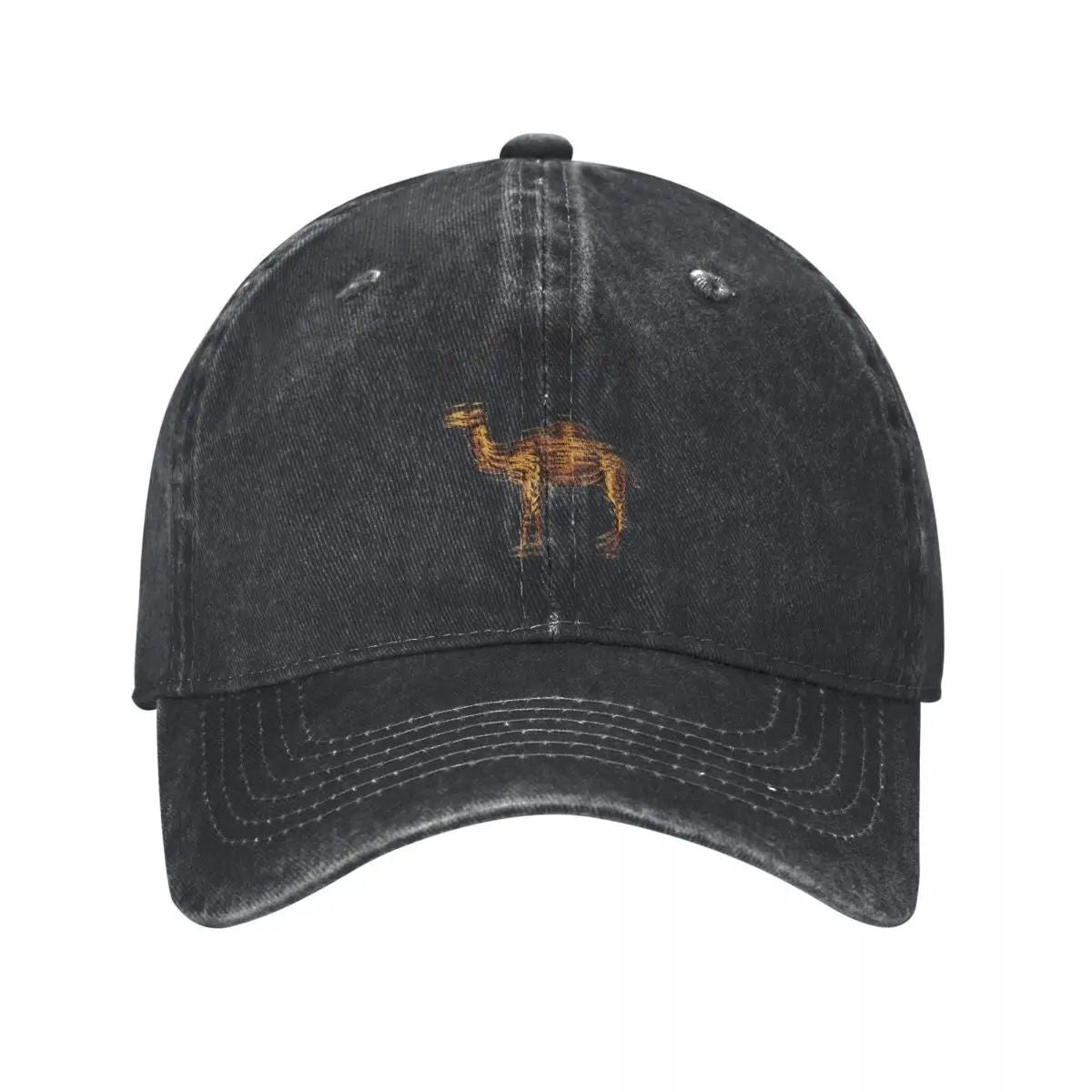 Camel Accessories Men Women Trucker Hat Animal Distressed Washed Caps Hat Vintage Outdoor Running Golf Adjustable Fit Headwear