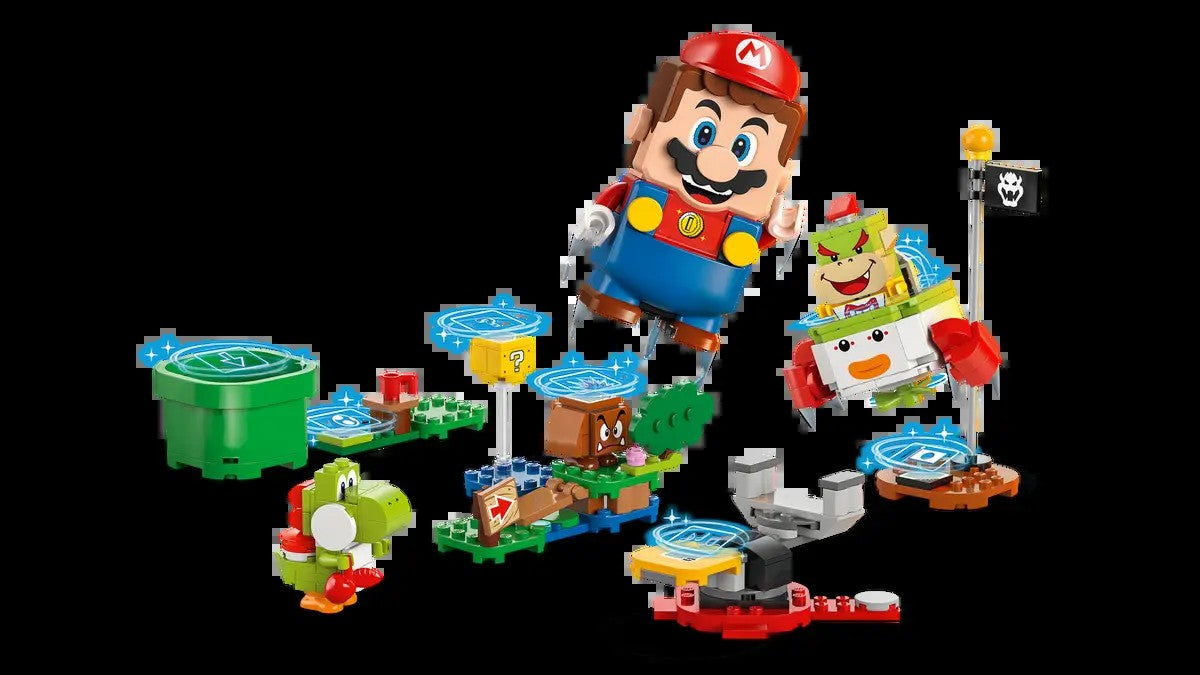 LEGO Peças de Montar Super Mario Série 71439 71441 Aventura com Mario Blocos de Montar Infantis Brinquedo de Presente