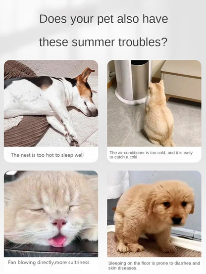 Summer Cooling Mat Sleeping Pad Pet Bed Mats Breathable and Absorbent Suitable For Small And Medium-Sized Cats and Dogs