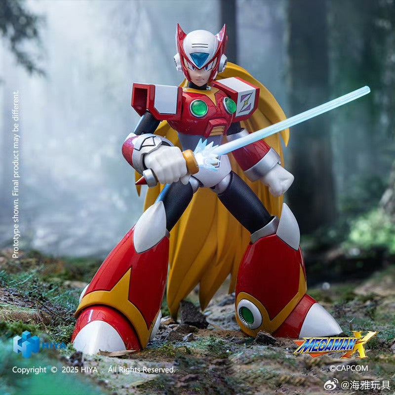 [Pré-Venda] 14,5CM HIYA Escala 1/12 5,7 Polegadas Action Figure Exquisite Basic Series Mega Man X Series Zero Anime Toy