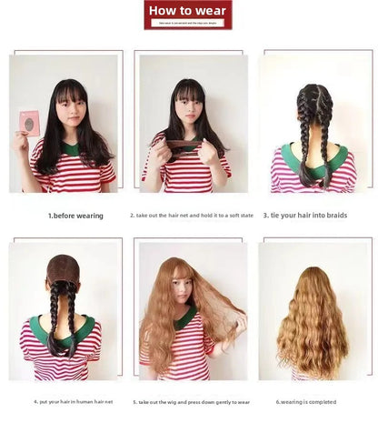 Peruca Ram Rem Cosplay de Cabelo Liso Longo para Anime Shows e Convenções Fabricante Chinês de Alta Qualidade Origem