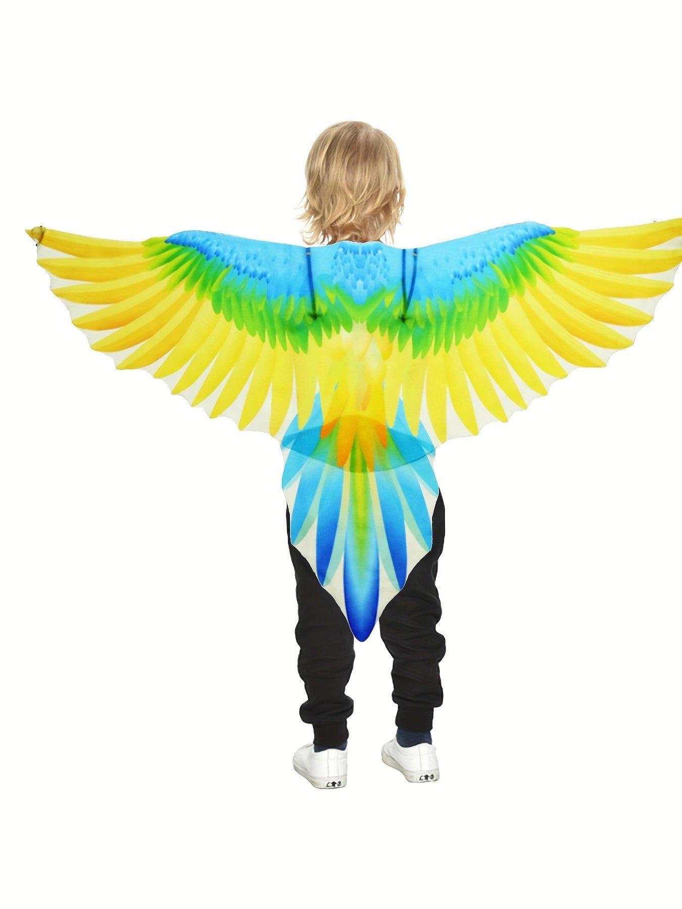 Parrot Wings Cloak Costume Bird Cape Carnival Costume for Masquerade Halloween Carnival Performance Fancy Dress