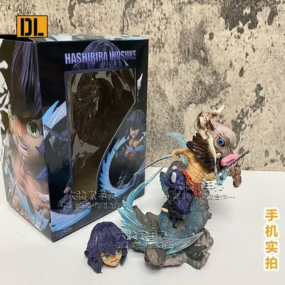 Demon Slayer Hashibira Inosuke G5 Anime Figura Robô Colecionável Boneco de Ação Presente