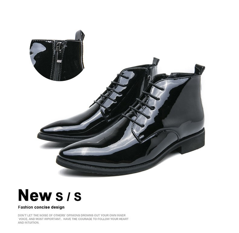 Classic Retro Dress Men's Monk Leather Shoes With Pointed Toe Buckle Business Office Wedding Soft Comfortable Men's Shoes