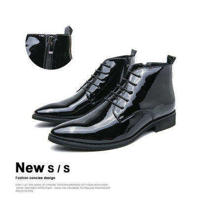 Classic Retro Dress Men's Monk Leather Shoes With Pointed Toe Buckle Business Office Wedding Soft Comfortable Men's Shoes
