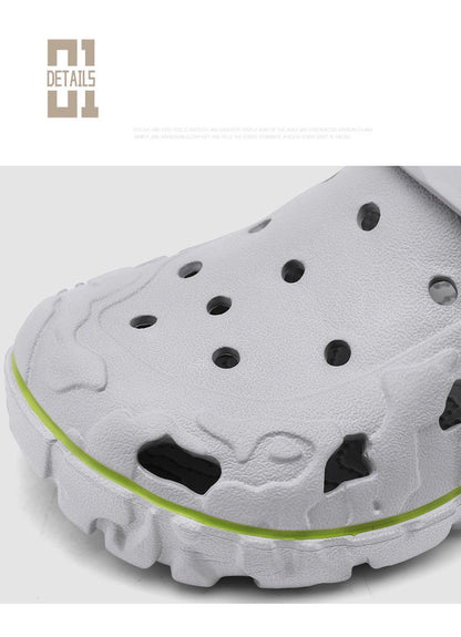 2025 Summer New Breathable Soft-Sole Outdoor Sports Sandals  Versatile Casual Two-Way Trendy Sandals