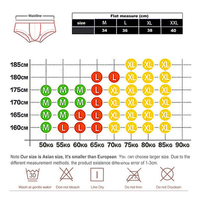 Addicted Men's Underwear Bikini Pant Low Rise Brand Designer Underpants For Male Boxer Slip Comfortable Breathable Briefs