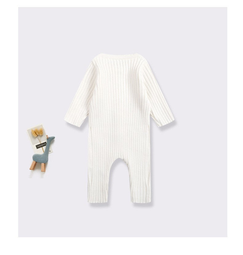 2025 New Infant Baby Girls Boys Knitted Jumpsuit Toddler Baby Girl Boys Long Sleeved Knitting Romper Children Clothes