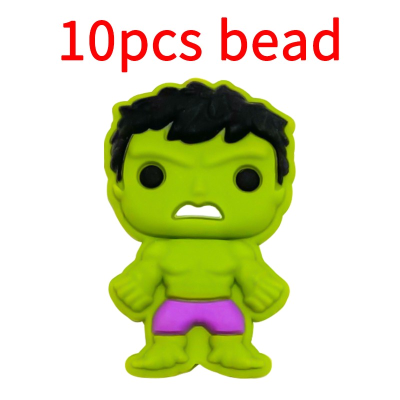 10pcs Mickey Minnie Silicone Pacifier Clips Food Grade Teethers For Baby DIY Baby Soother Nursing Pacifier Chain Accessories