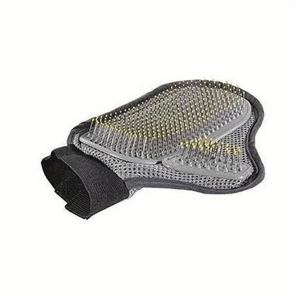Luva Removedora de Pelos para Cães e Gatos - Escova Eficiente com Pontas de Massagem para Limpeza Gentil