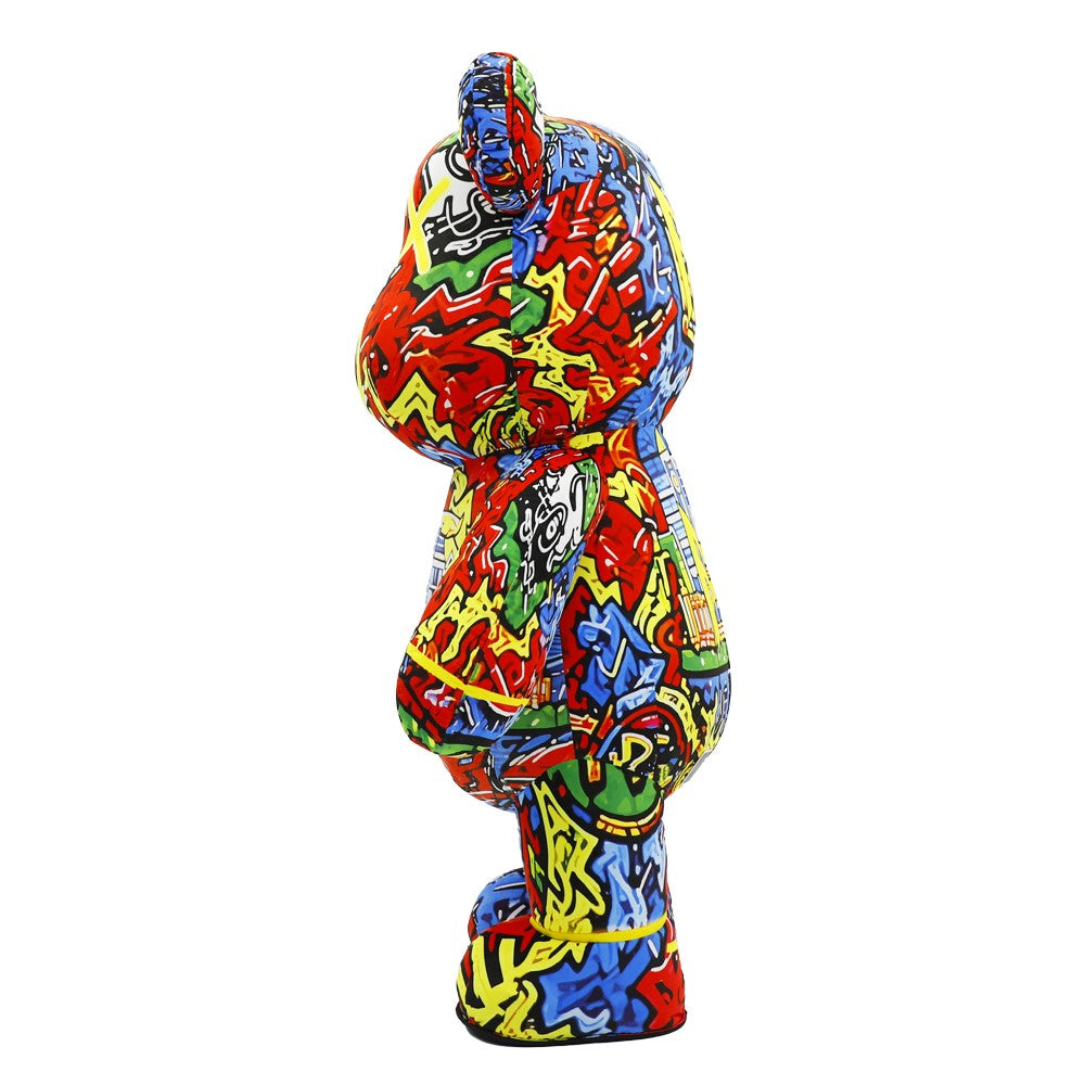 SAYGO New Camo Violent Bear Rabbit Inflatable Costume Mascot Parade Adult Cosplay Halloween Birthday Party Event Plush Set
