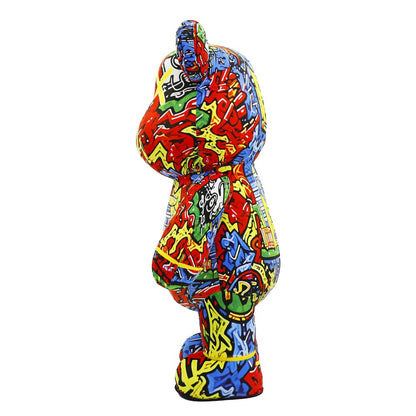 SAYGO New Camo Violent Bear Rabbit Inflatable Costume Mascot Parade Adult Cosplay Halloween Birthday Party Event Plush Set