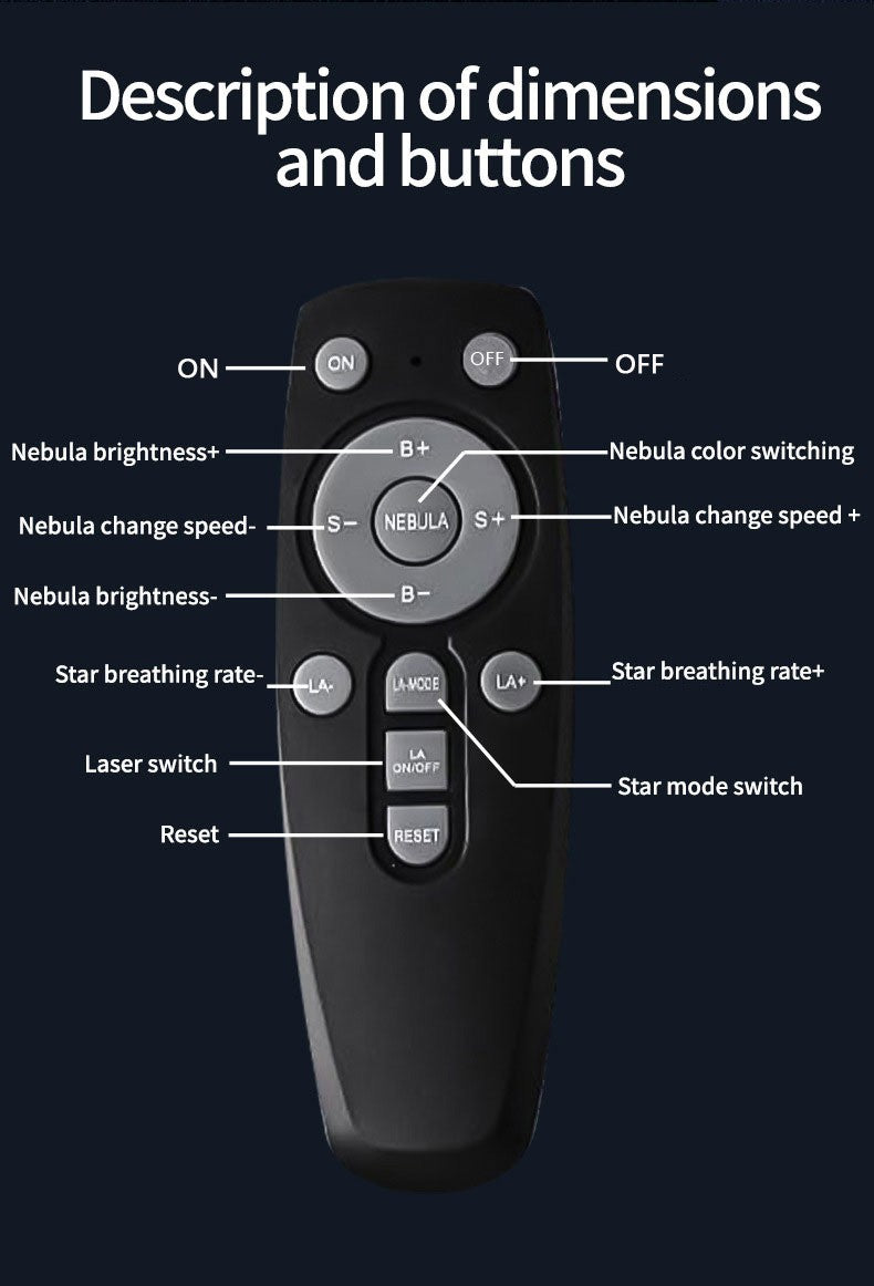 LED Astronaut Projector Night Light Nebula Sky Ceiling Galaxy Star Lights Bedroom Home Party Decorative Children Kids Gift