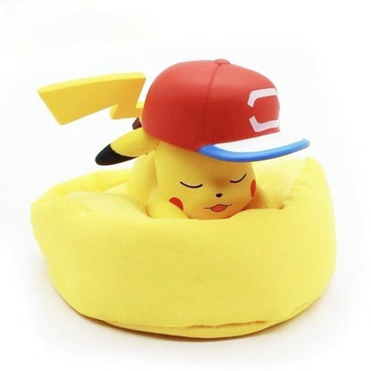 Pokemon Anime Pikachu Eevee Presente de Bolso Série Sonho Estrelado Pokémon Bonecos de Ação Bulbasaur Snorlax Modelo de Monstro Enfeites de Brinquedo