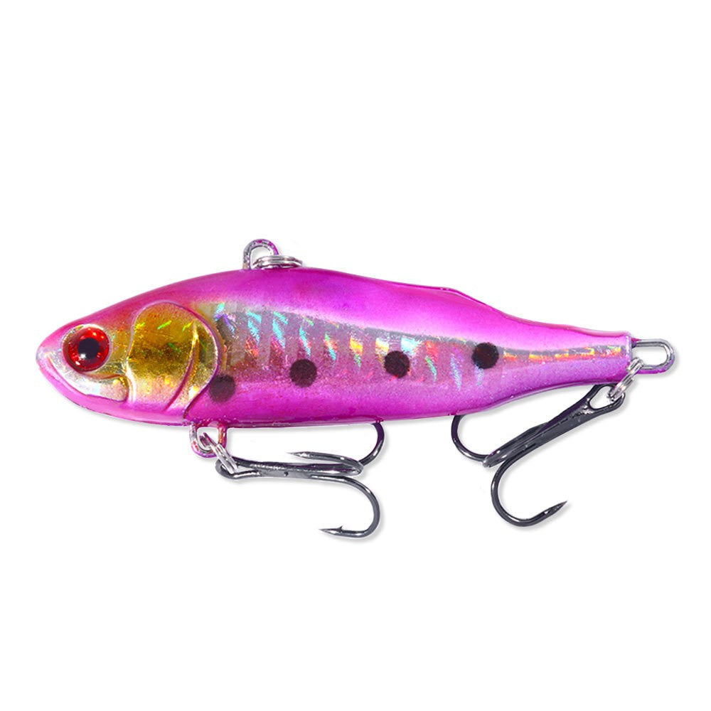 1 unidade de isca de pesca VIB de inverno 7cm 24g, iscas de pesca de inverno de arremesso longo que afundam, iscas artificiais Crankbait