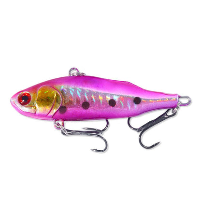 1 unidade de isca de pesca VIB de inverno 7cm 24g, iscas de pesca de inverno de arremesso longo que afundam, iscas artificiais Crankbait