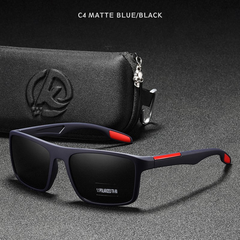 KDEAM Rectangular Ultra Light TR90 Sunglasses Men Polarized Wholesale