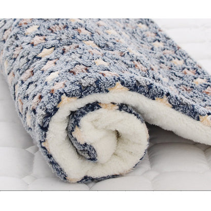 Tapete para animais de estimação de flanela macia cama de cachorro inverno engrossar cobertor quente para cães e gatos filhote de cachorro dormir capa toalha almofada para cães pequenos médios grandes