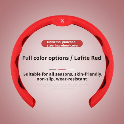 ABS Leather Car Steering Wheel Cover For Citroen C1 C2 C3 C4 C5 C6 C4L Berlingo Picasso Aircross Sega Ely See Auto Accessories