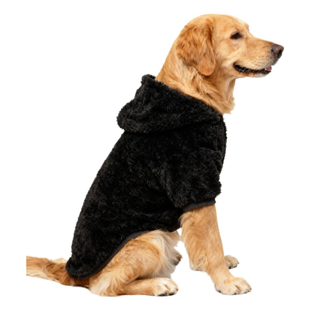 Roupas de Inverno para Cães, Moletom Quente de Lã para Cães de Porte Médio e Grande, Casaco Macio de Pelúcia para Cães, Roupas para Labrador Golden Retriever