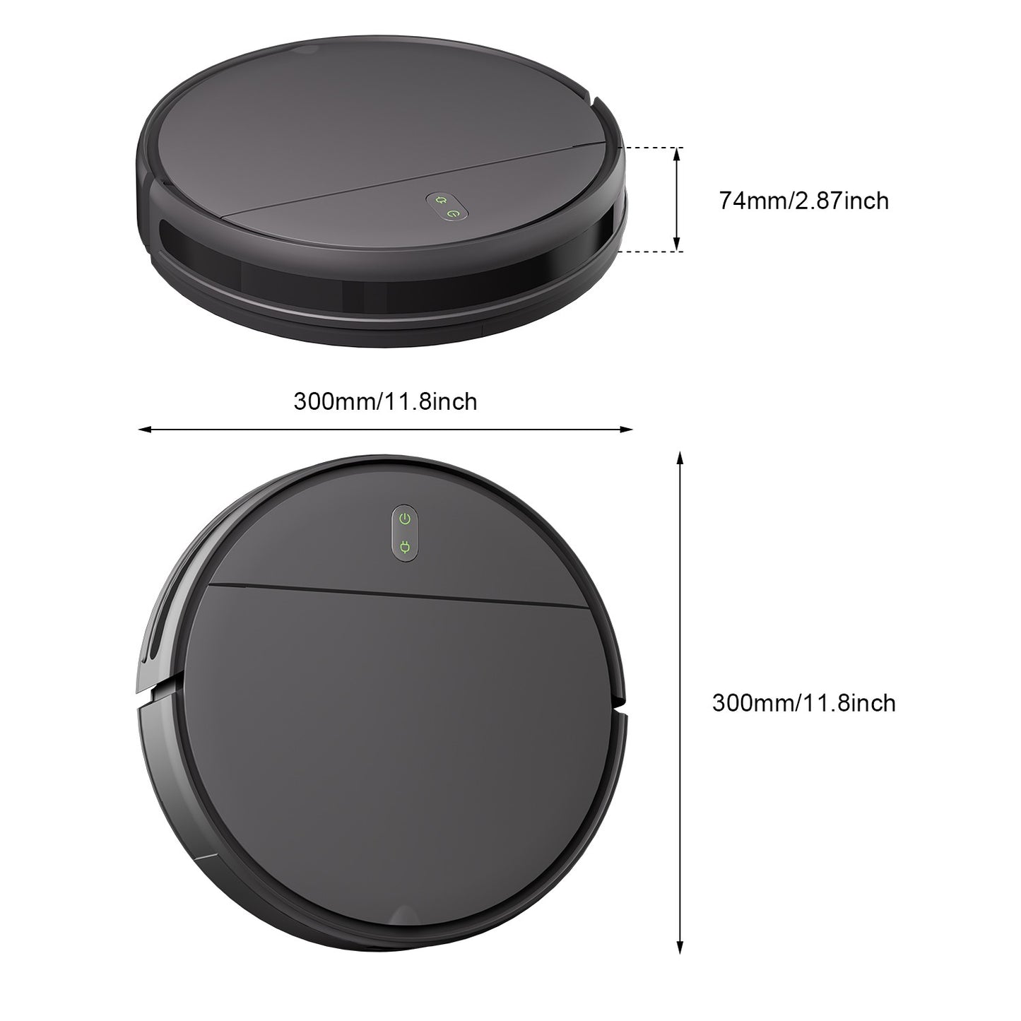 OMESER Robot Vacuum Cleaner 15kPa Power Auto Charging App Control Water Tank Wet Mopping Robot Vacuum Cleaner Electric Sweeper