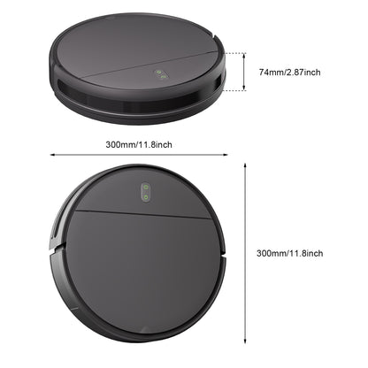 OMESER Robot Vacuum Cleaner 15kPa Power Auto Charging App Control Water Tank Wet Mopping Robot Vacuum Cleaner Electric Sweeper