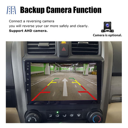4+64G For Honda CR-V CRV 2007-2011 Android14 Carplay 9" Car Stereo Radio WiFi BT USB GPS Navigation IPS Touch Screen FM/RDS SWC