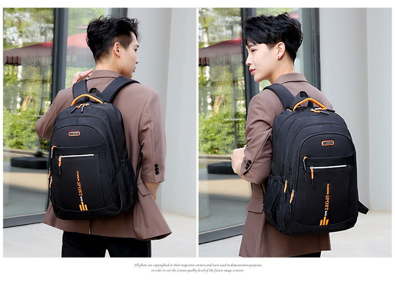 Mochilas Masculinas Oxford À Prova D'Água Mochila Para Notebook Bolsa Executiva Casual Viagem Mochila Escolar Para Ensino Médio